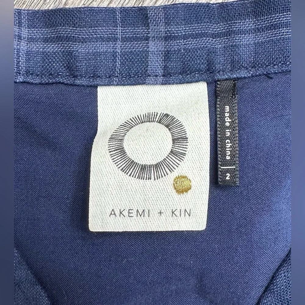 Anthropologie Akemi + Kin Plaid Kerchief Dress – Size 2 - Picture 5 of 12